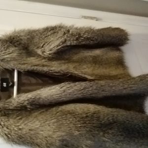 Faux fur jacket